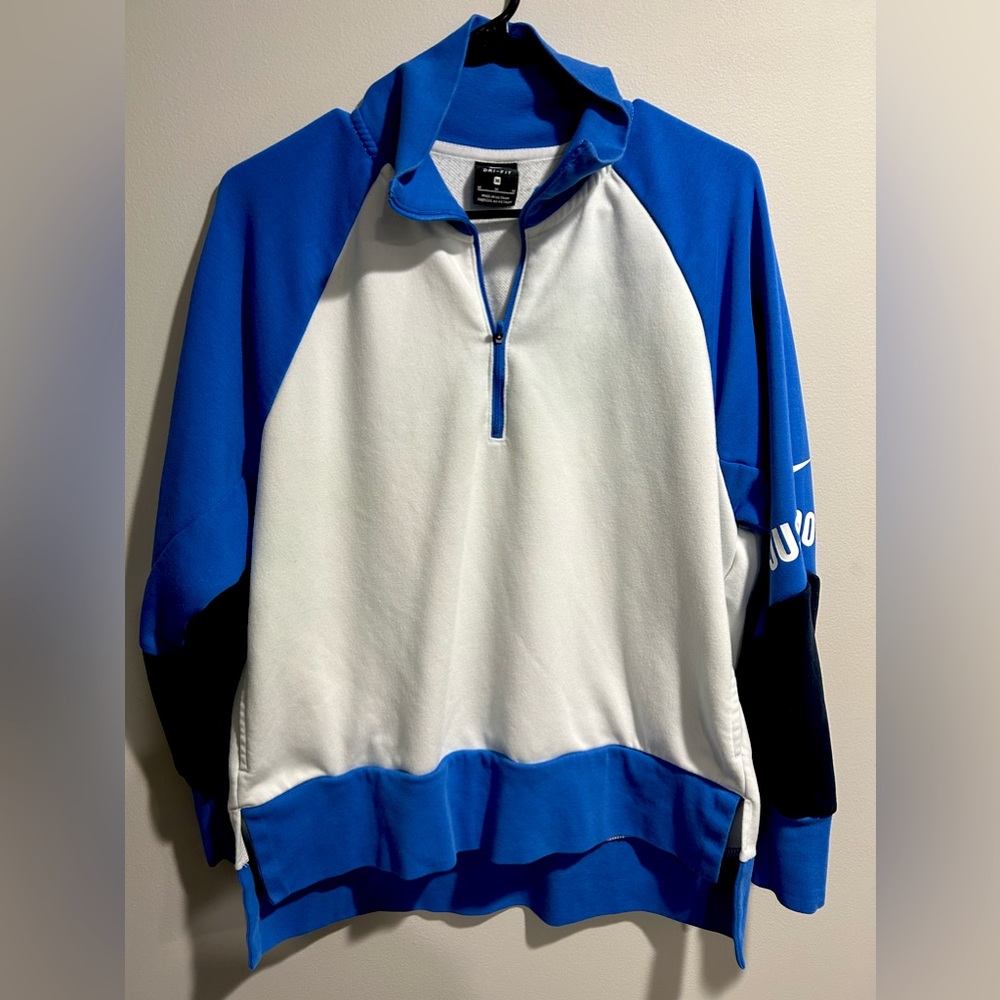 Nike womens 1/4 zip fleece pullover size Medium